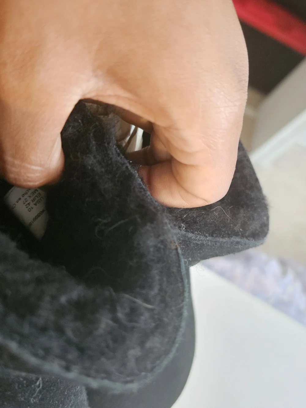 PAWZ Black Cozy Fleece-Lined Slip-On Amy Boots NWT
